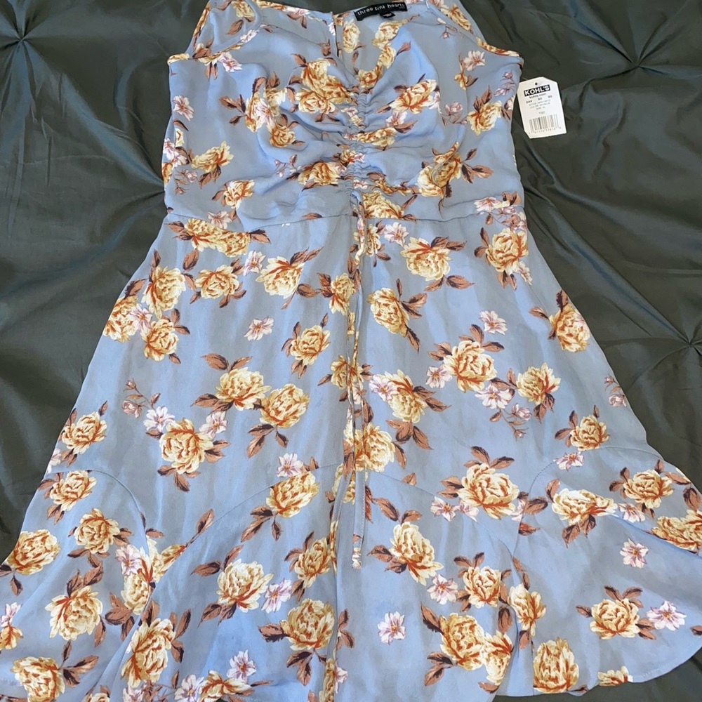 Spaghetti strap floral dress